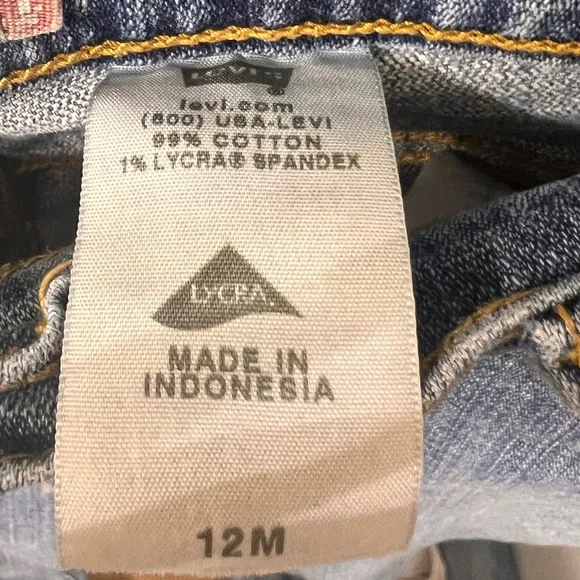 Levi's 505 True Classic Straight Leg Light Wash Denim Jeans Women's Size 12 M - Picture 7 of 10